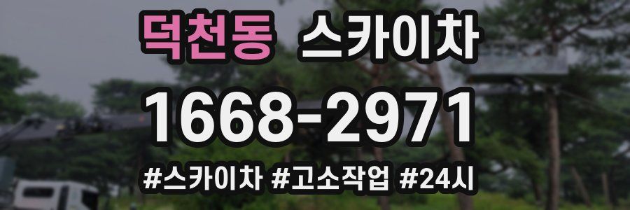 덕천동 스카이차