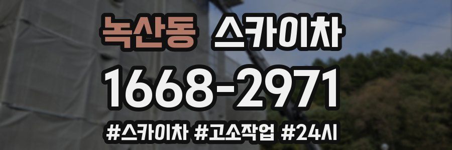 녹산동 스카이차