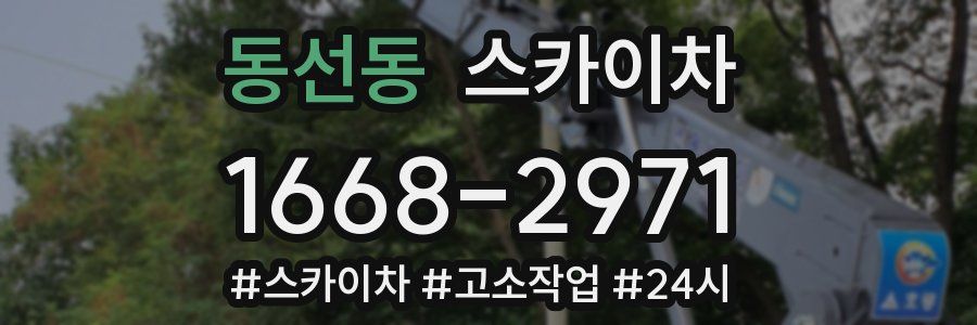 동선동 스카이차