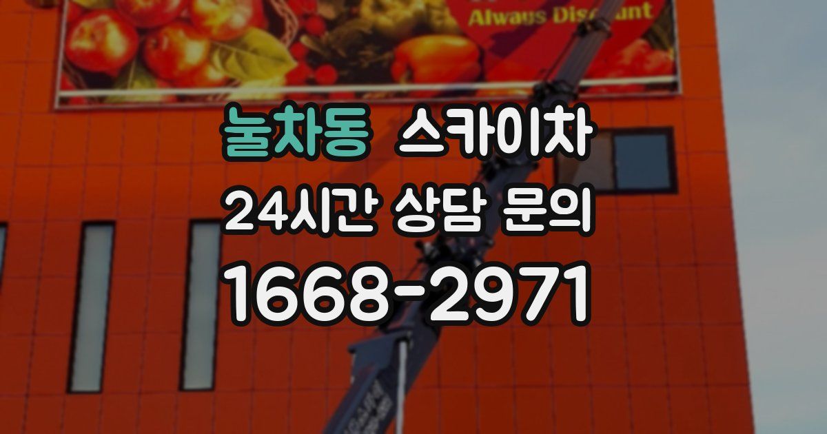 눌차동 스카이차
