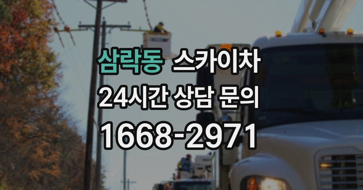 삼락동 스카이차