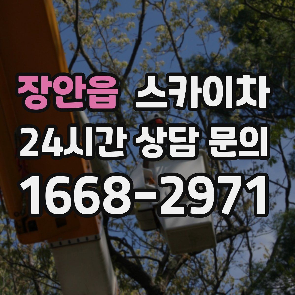 장안읍 스카이차 주거지 작업 시 민원 줄이는 방법