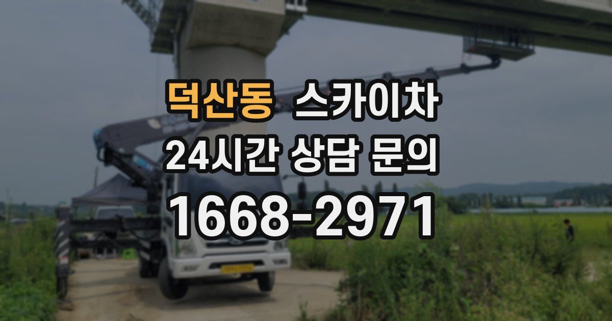 덕산동 스카이차
