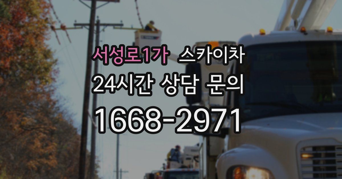 서성로1가 스카이차