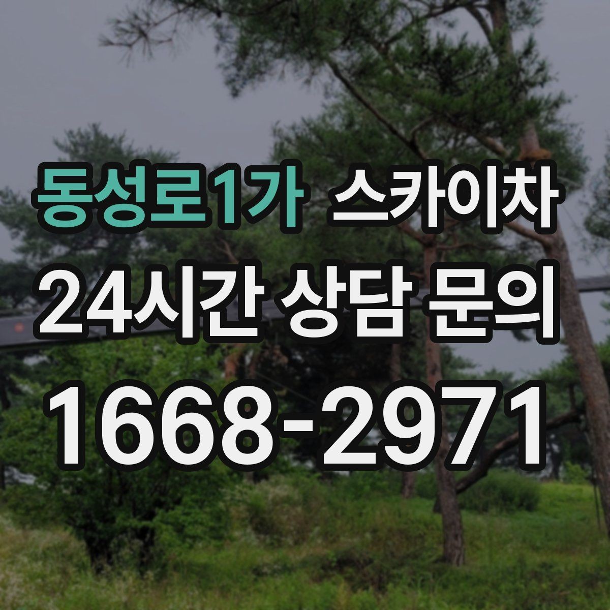 동성로1가 스카이차 외벽 도장 후 균일한 마감 확인하기