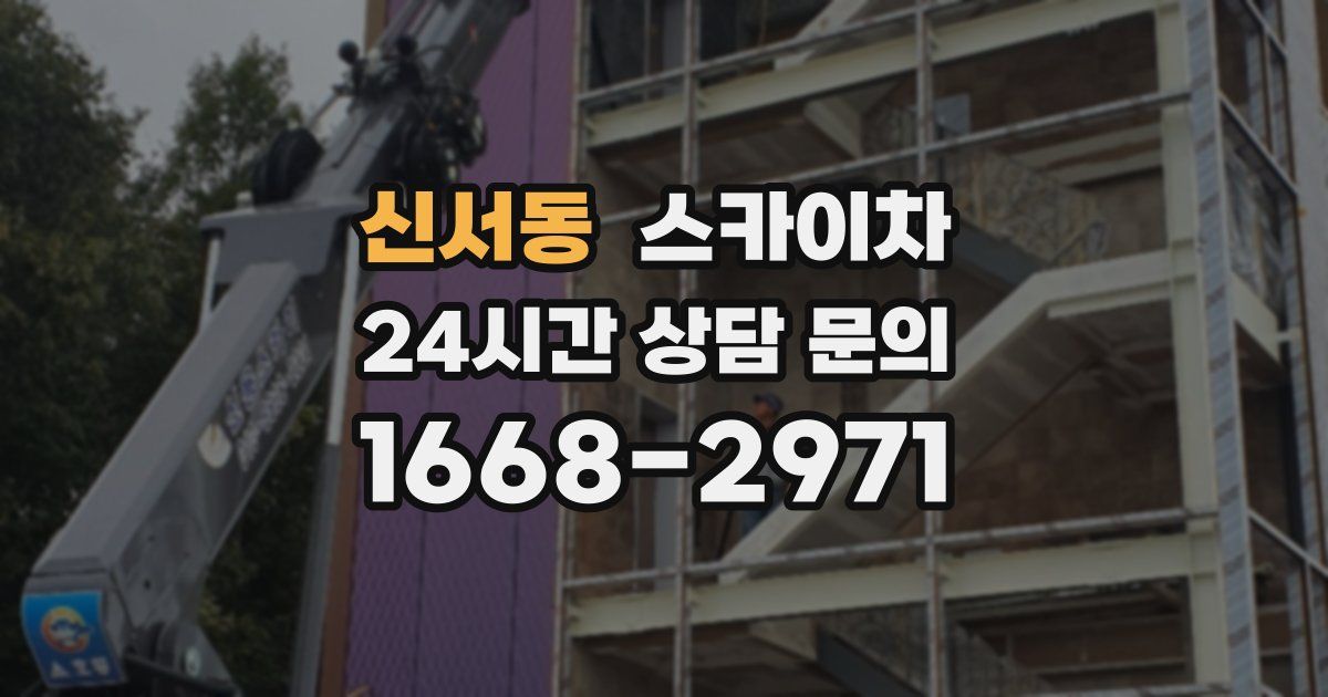 신서동 스카이차