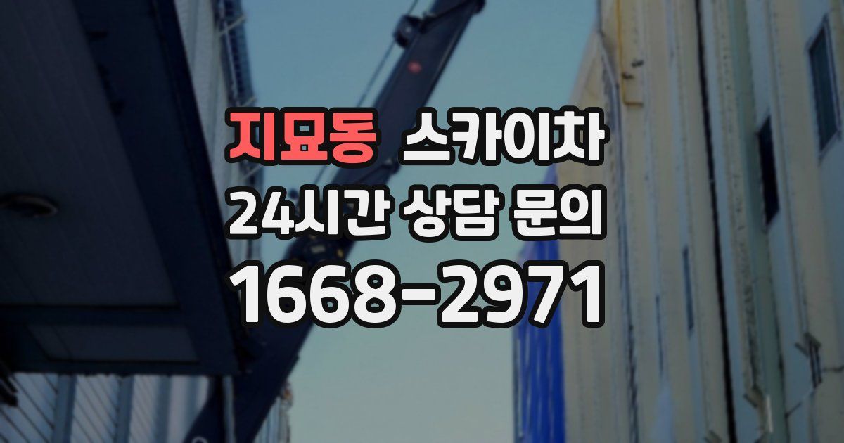 지묘동 스카이차
