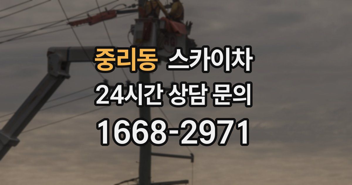 중리동 스카이차