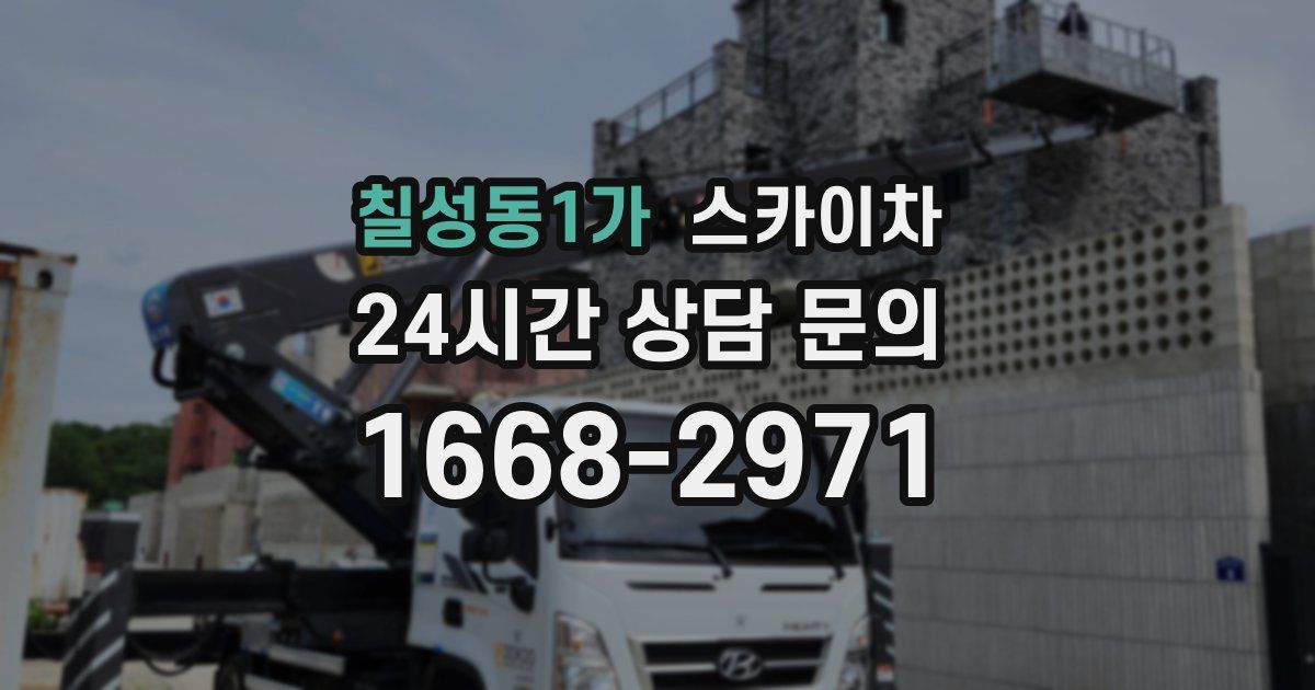 칠성동1가 스카이차