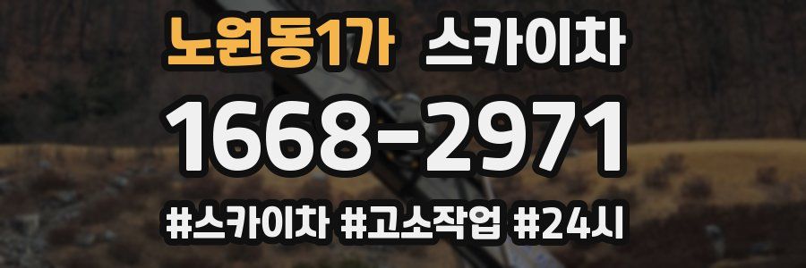 노원동1가 스카이차