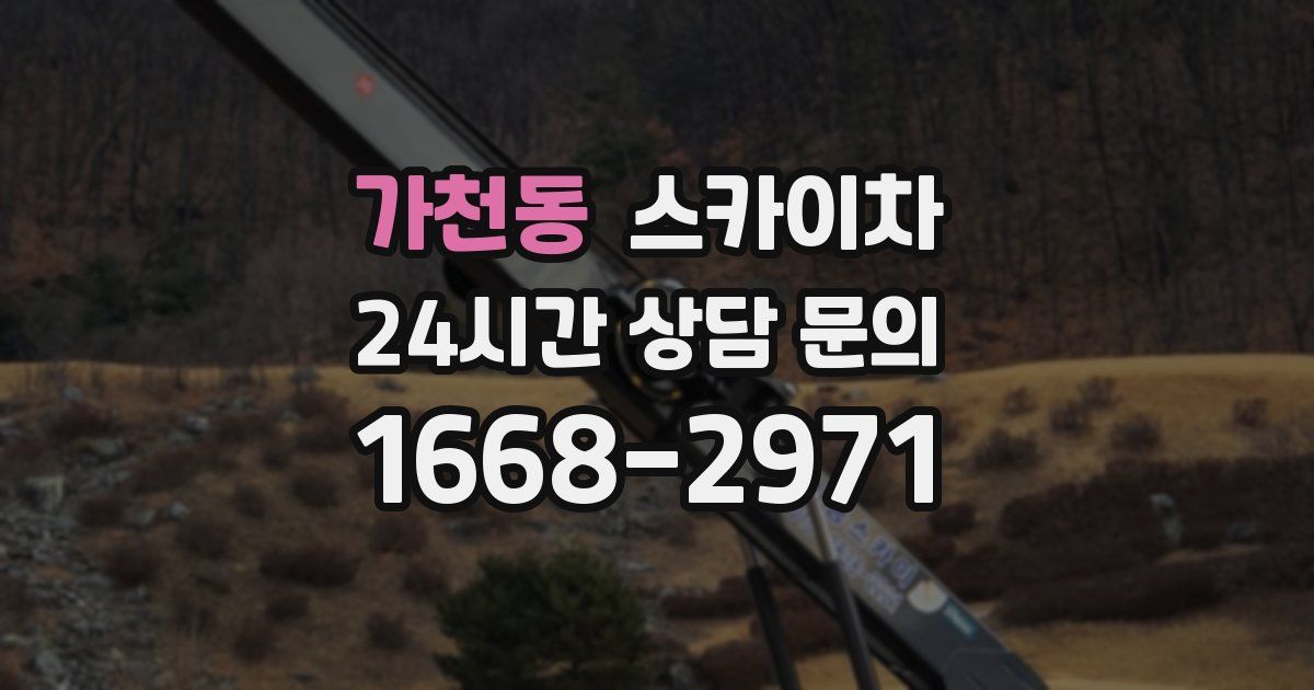 가천동 스카이차
