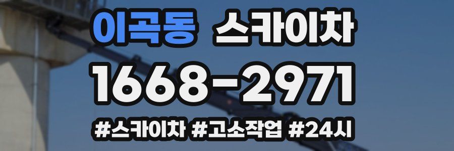 이곡동 스카이차