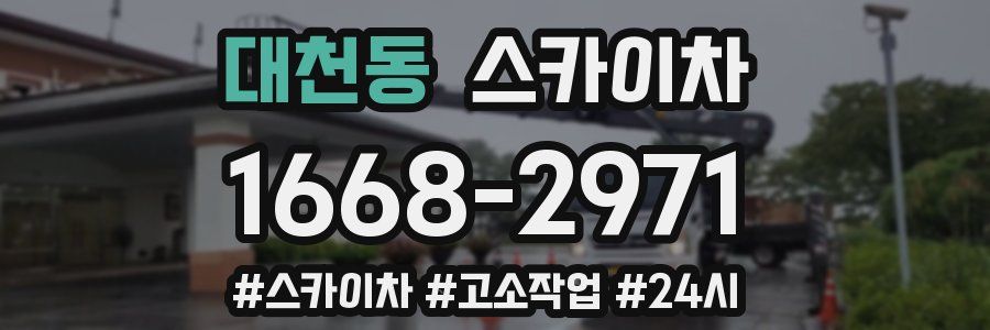 대천동 스카이차