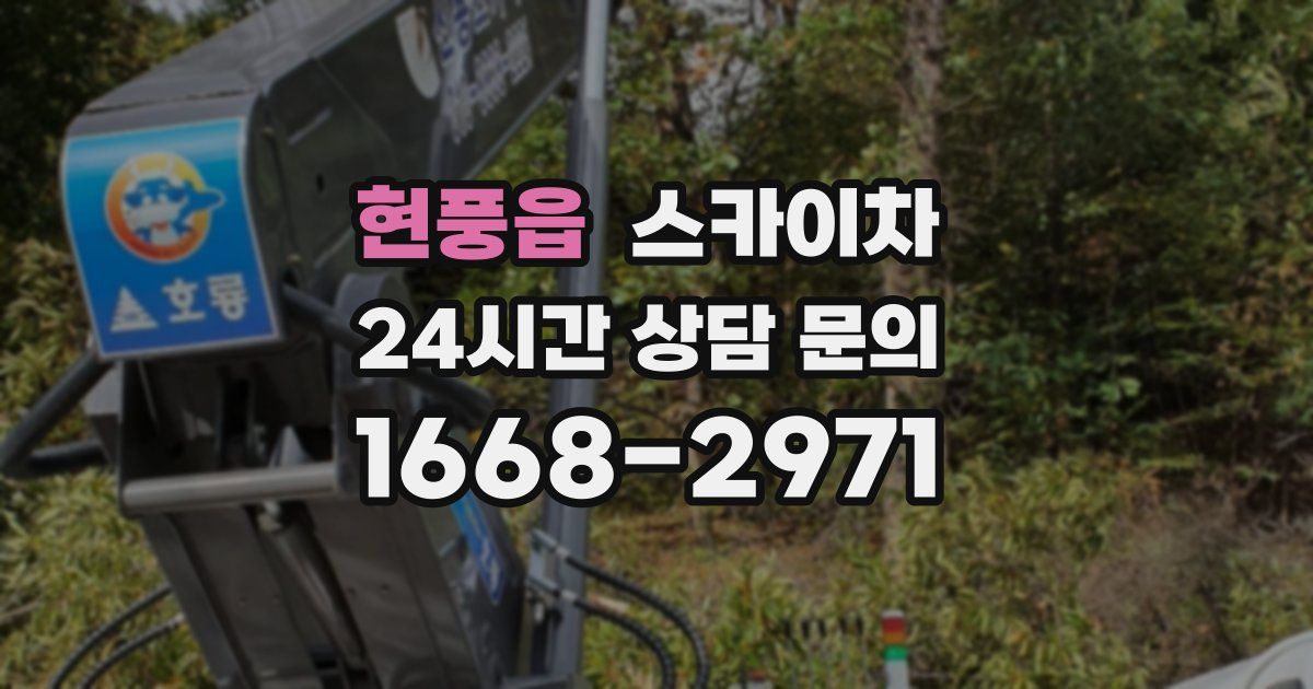 현풍읍 스카이차