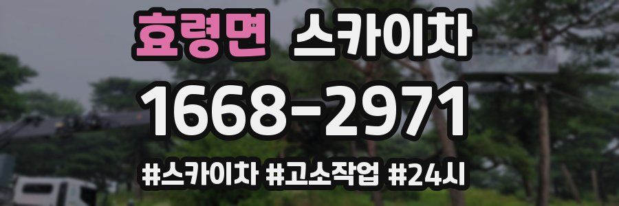 효령면 스카이차