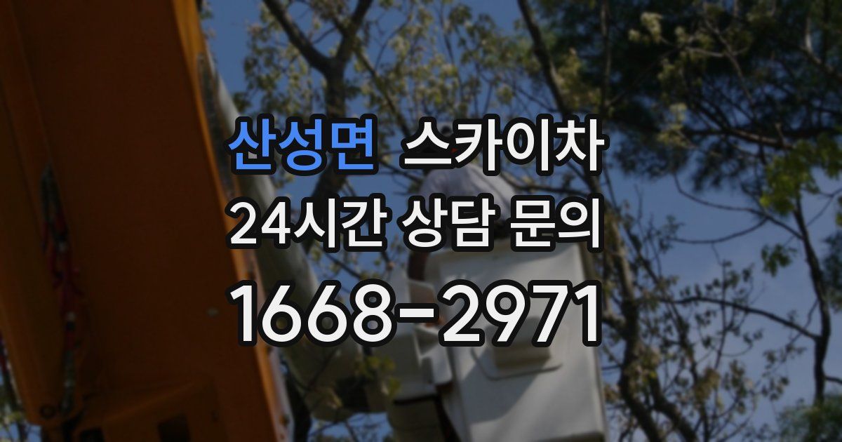 산성면 스카이차