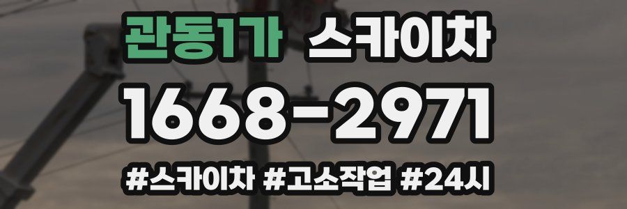 관동1가 스카이차