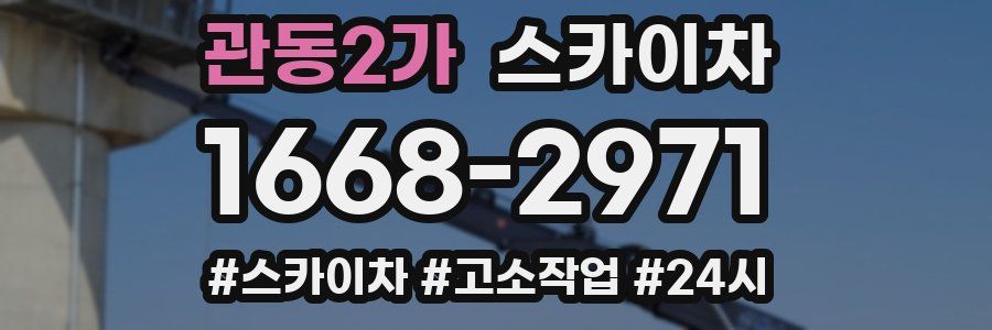 관동2가 스카이차