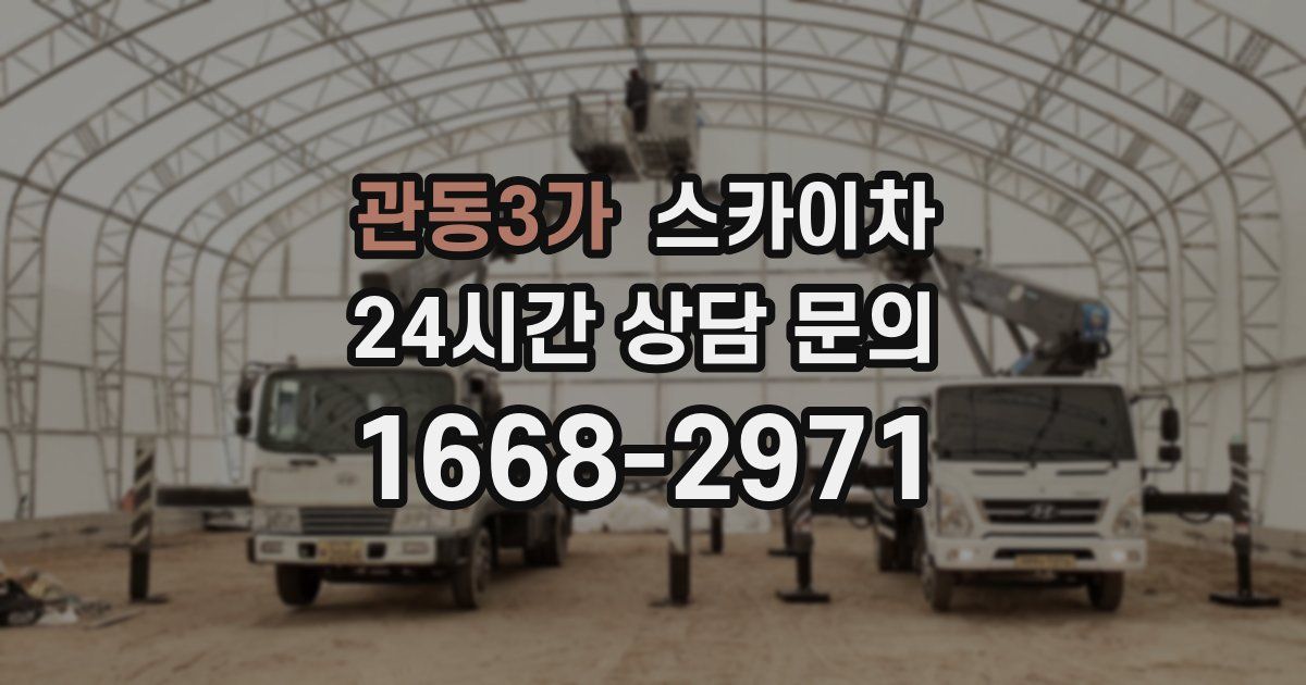 관동3가 스카이차