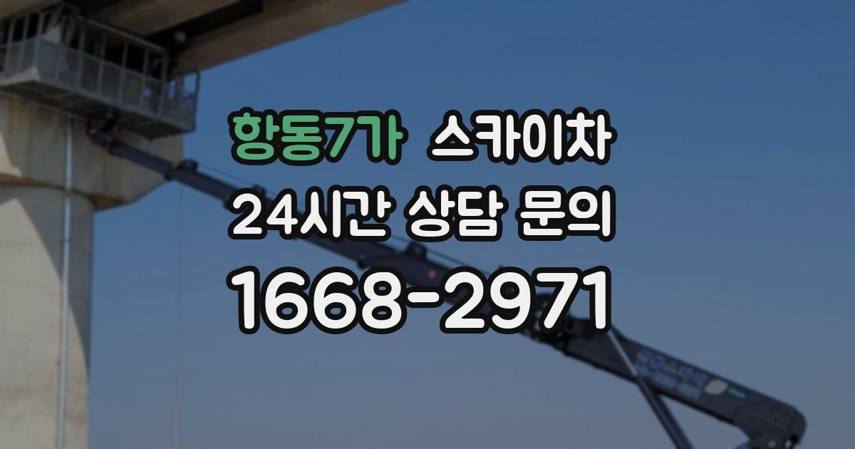 항동7가 스카이차