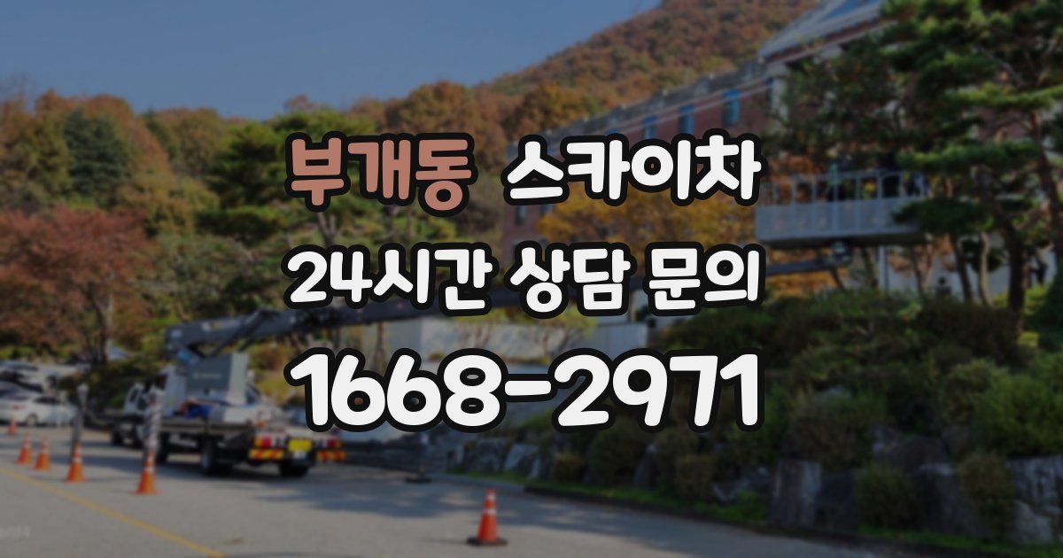 부개동 스카이차