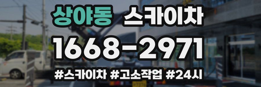 상야동 스카이차