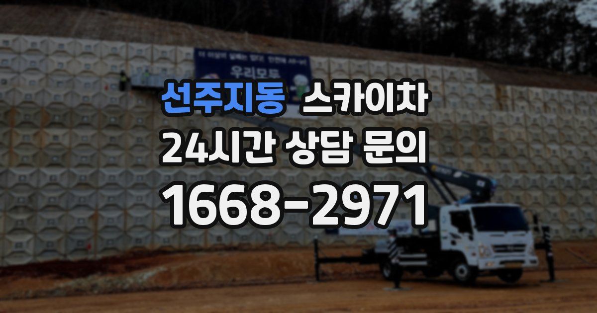 선주지동 스카이차