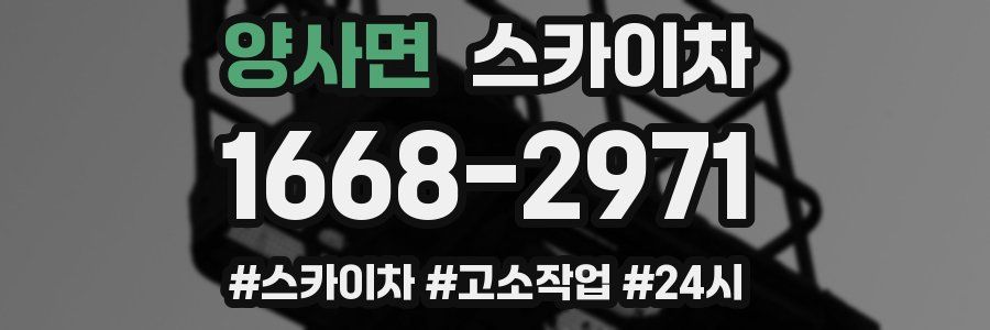 양사면 스카이차