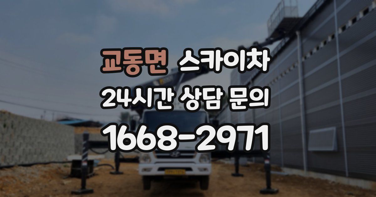 교동면 스카이차
