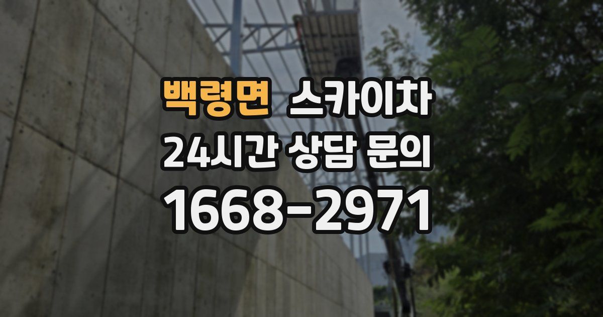 백령면 스카이차