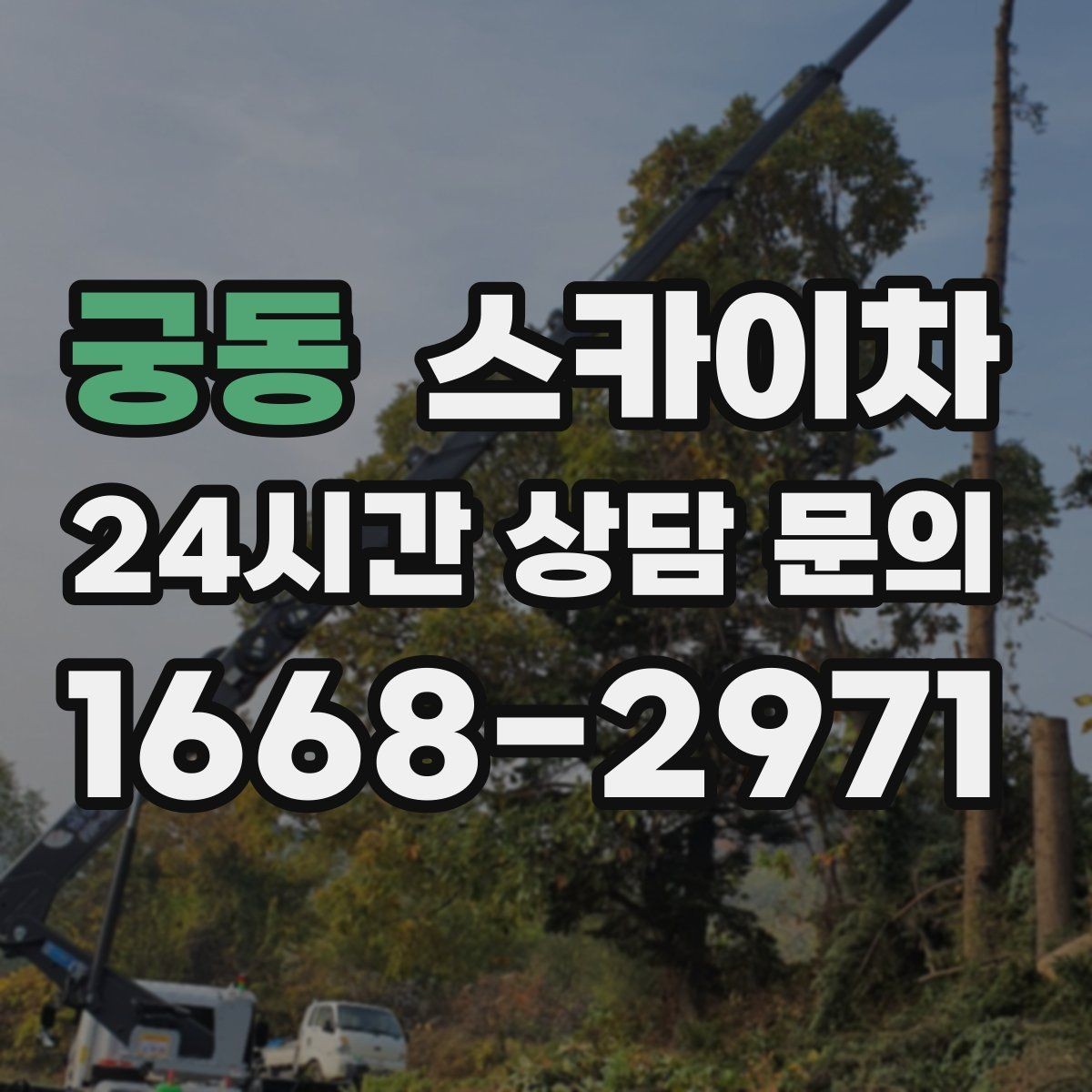 궁동 스카이차 현장 접근로가 좁을 때 확인사항