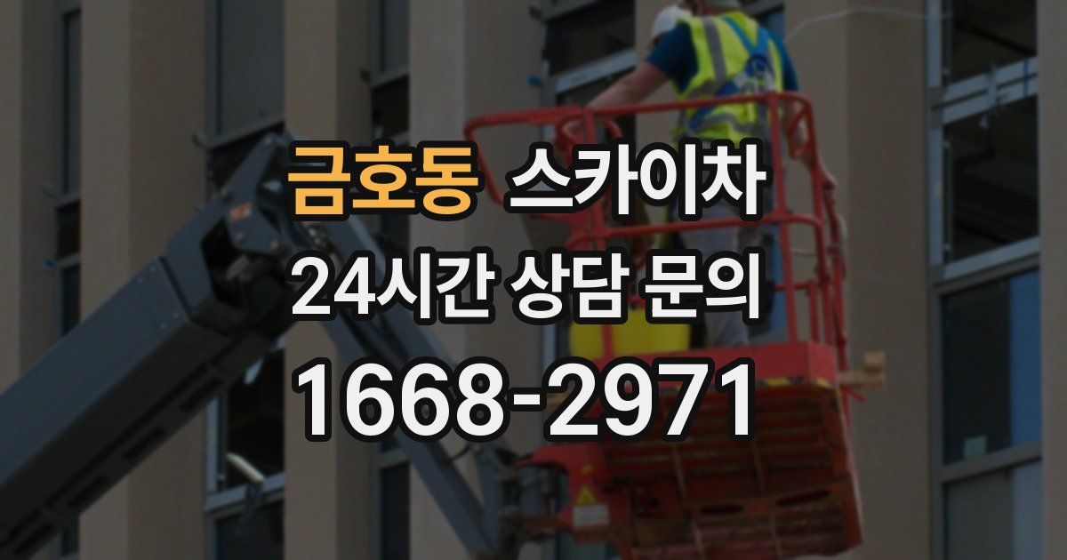 금호동 스카이차