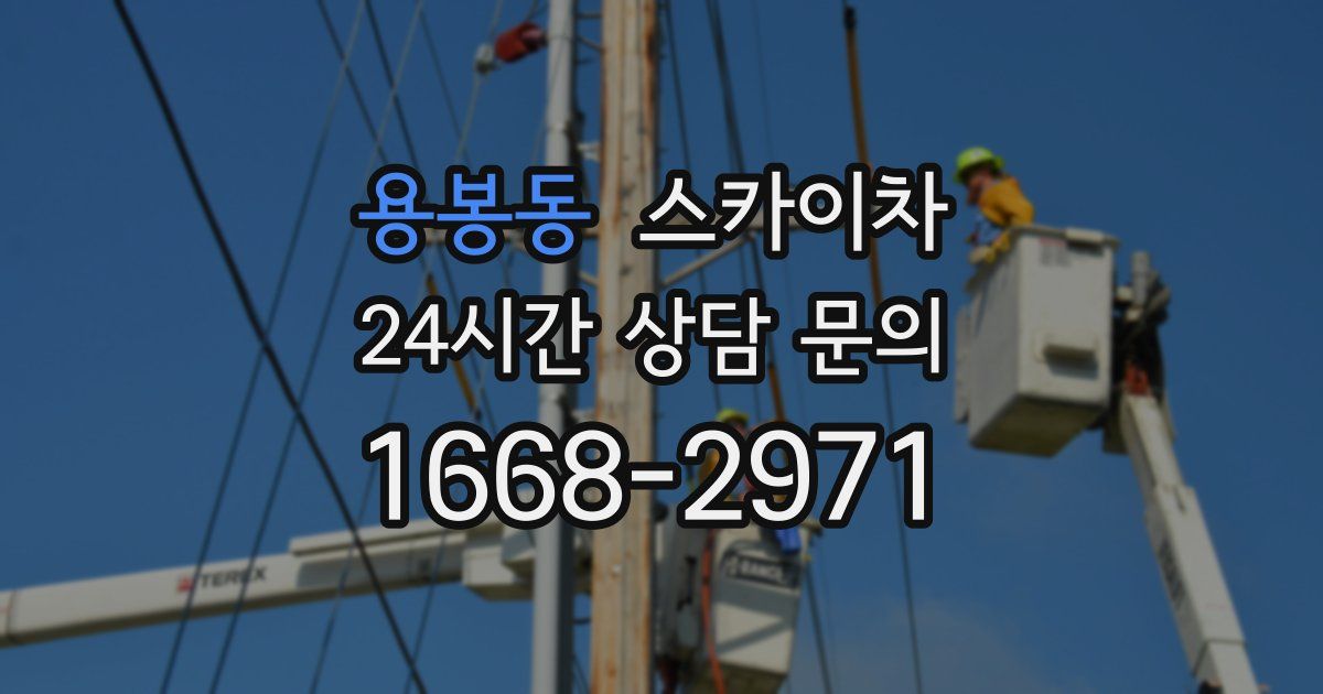 용봉동 스카이차