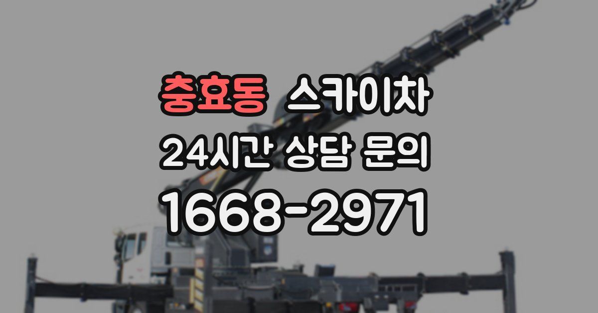 충효동 스카이차