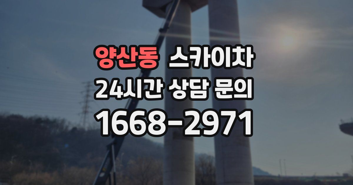 양산동 스카이차