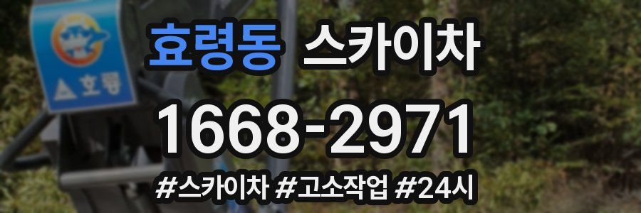 효령동 스카이차