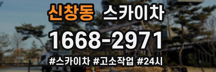 신창동 스카이차