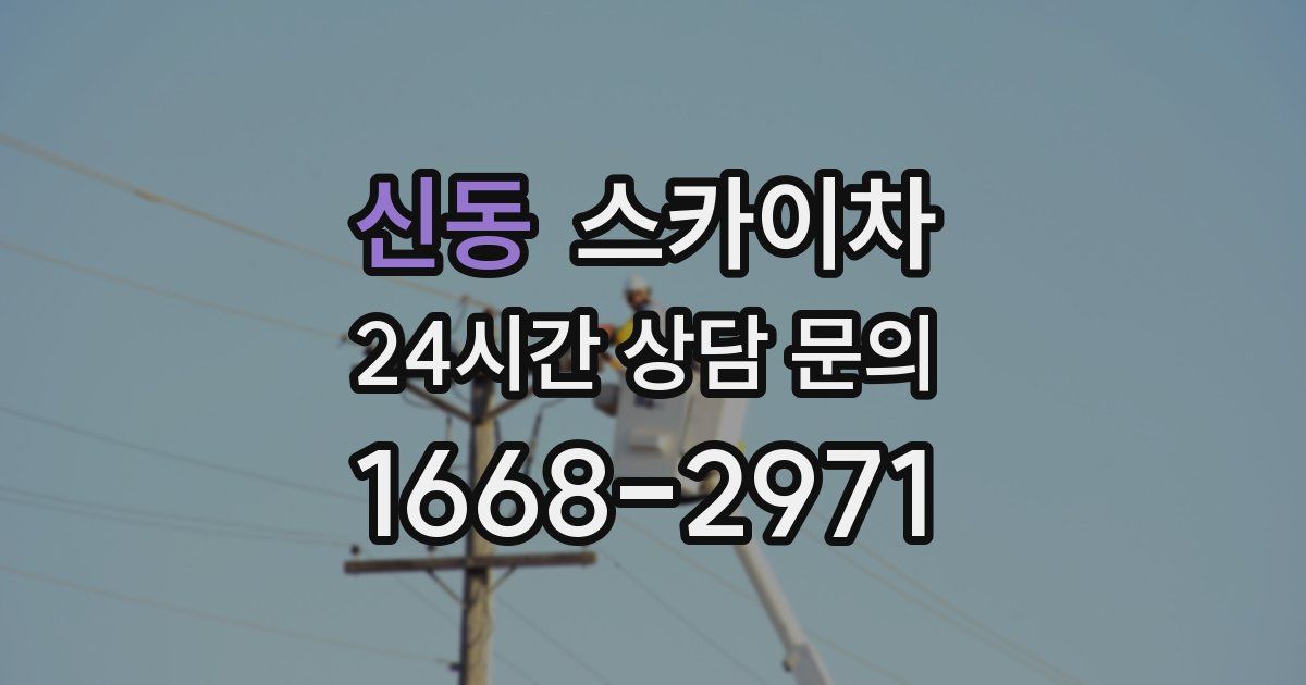 신동 스카이차