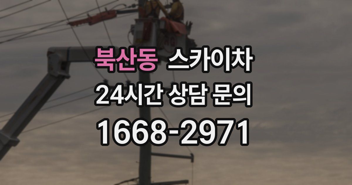 북산동 스카이차