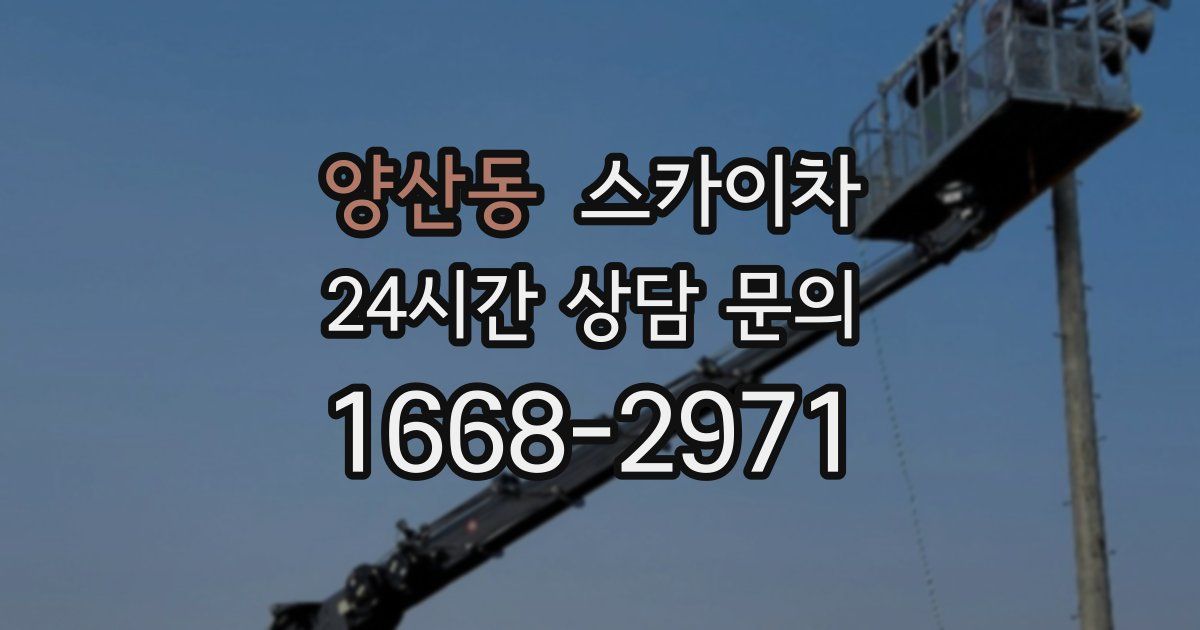 양산동 스카이차