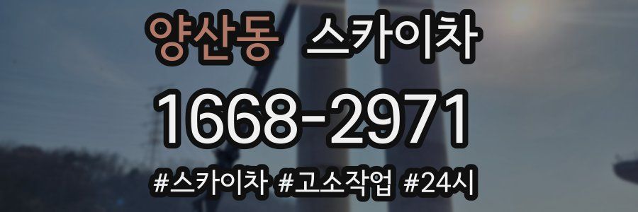 양산동 스카이차