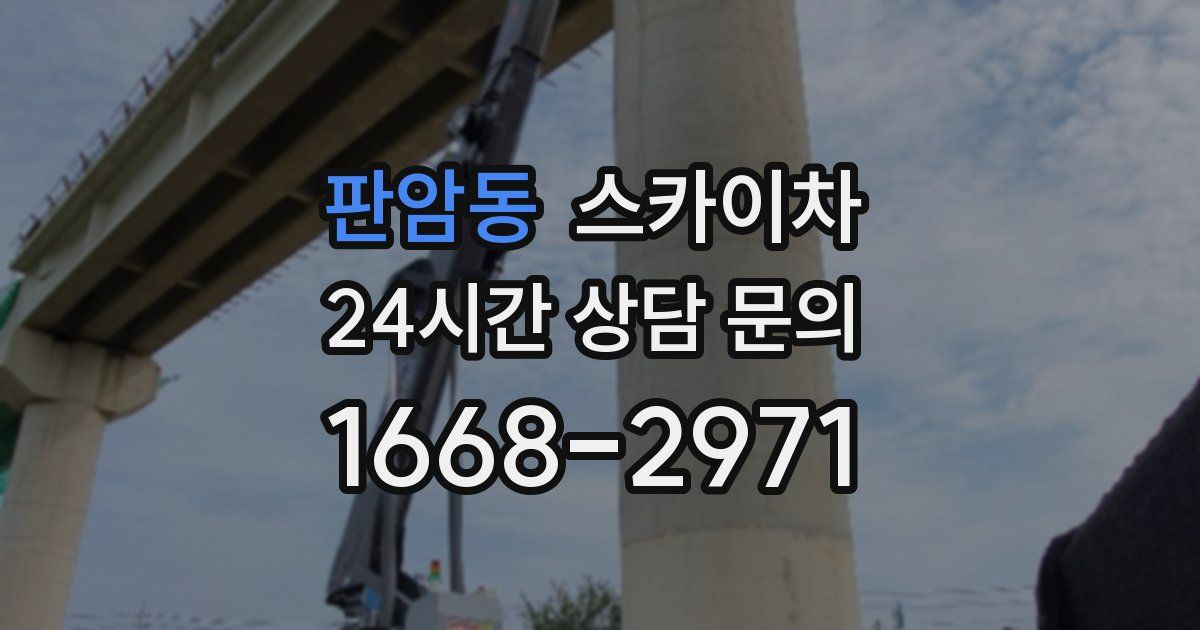 판암동 스카이차