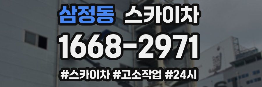 삼정동 스카이차