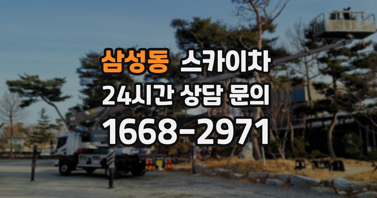 삼성동 스카이차