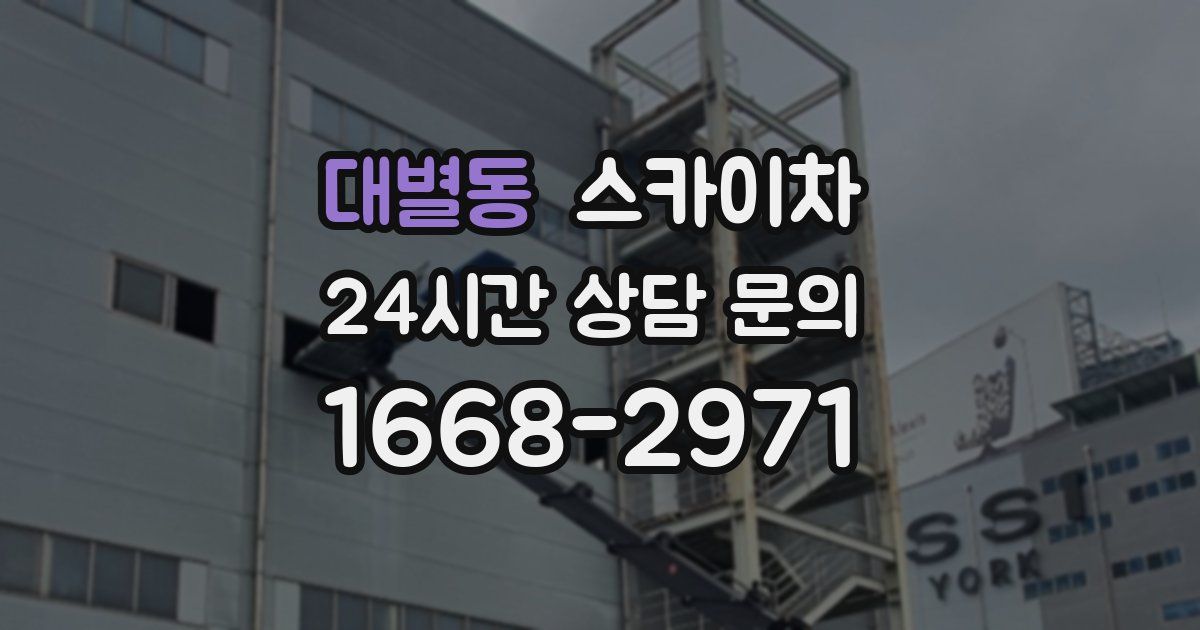 대별동 스카이차