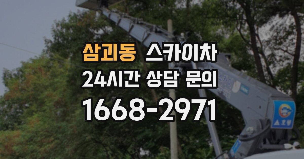 삼괴동 스카이차