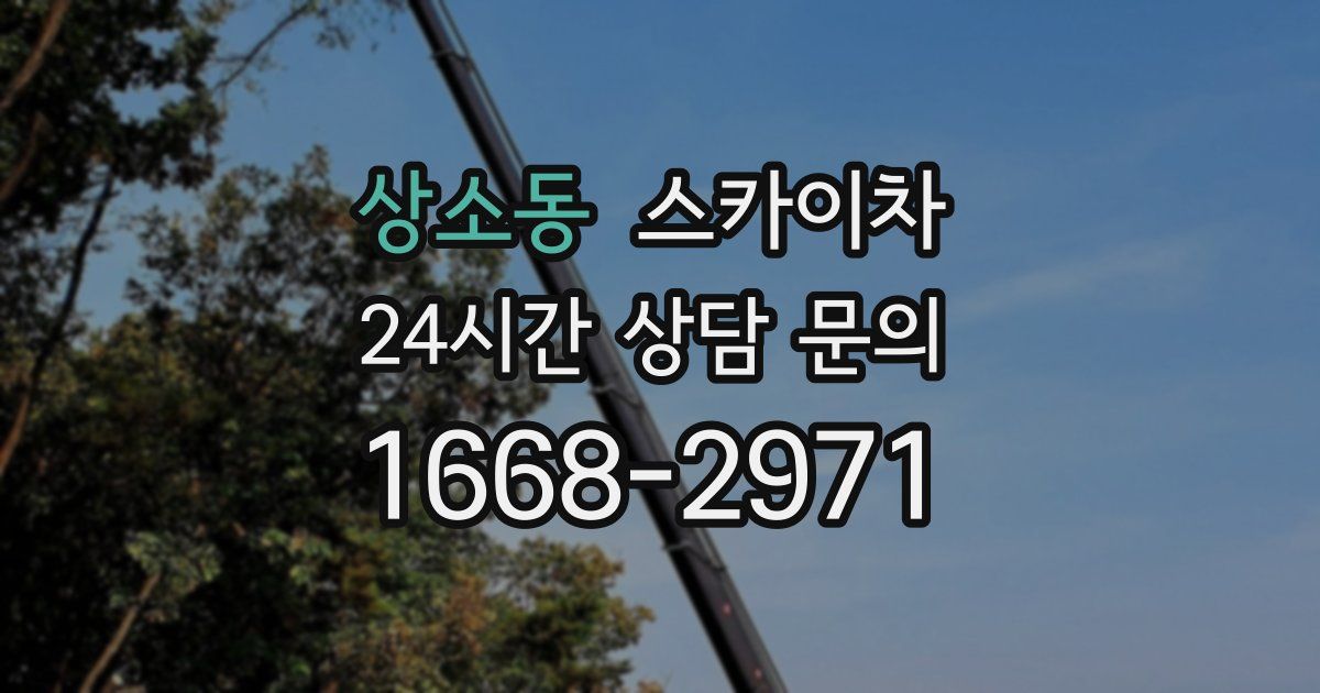 상소동 스카이차
