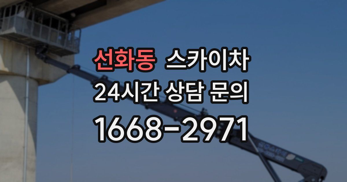 선화동 스카이차