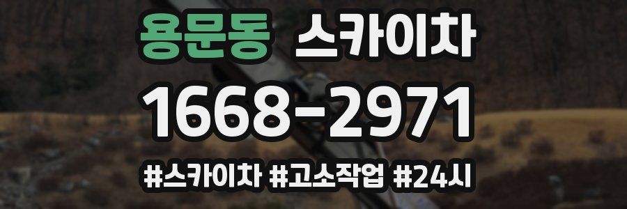 용문동 스카이차