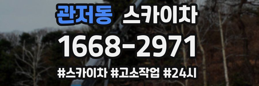 관저동 스카이차